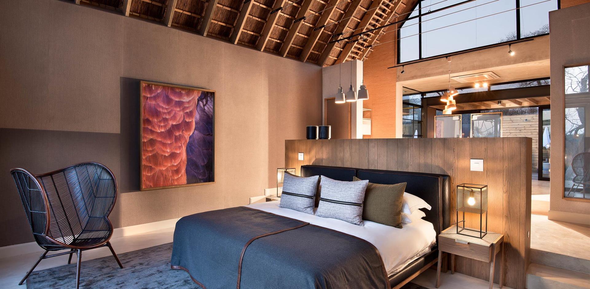 Bedroom, Lion Sands Ivory Lodge, South Africa, A&K