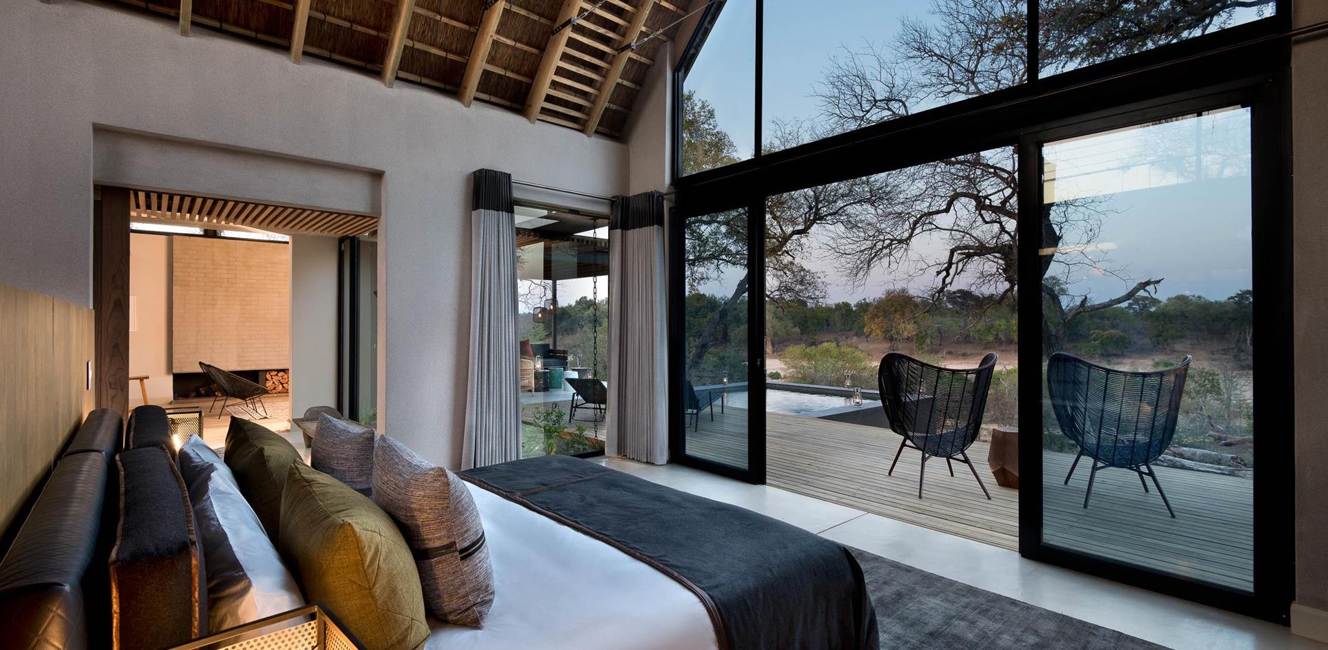 Bedroom, Lion Sands Ivory Lodge, South Africa, A&K