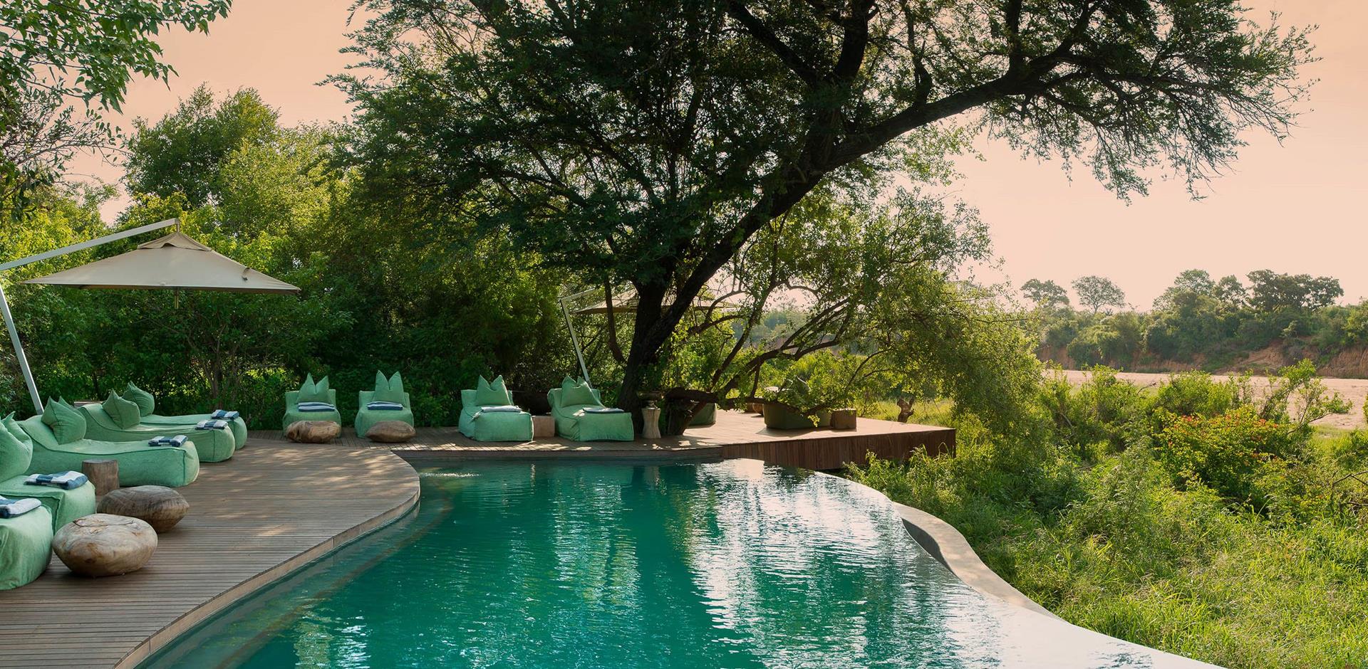 Poolside, andBeyond Ngala Tented Camp, South Africa, A&K