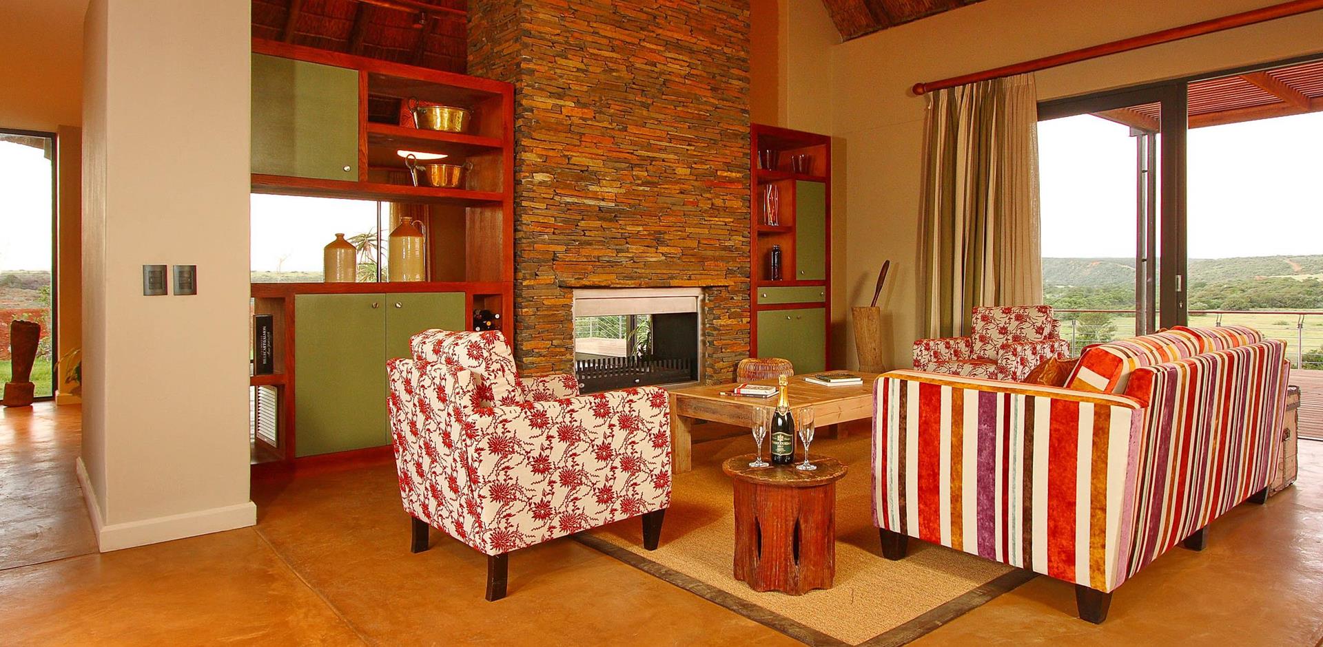 Lounge, Shamwari Sarili Lodge, South Africa, A&K