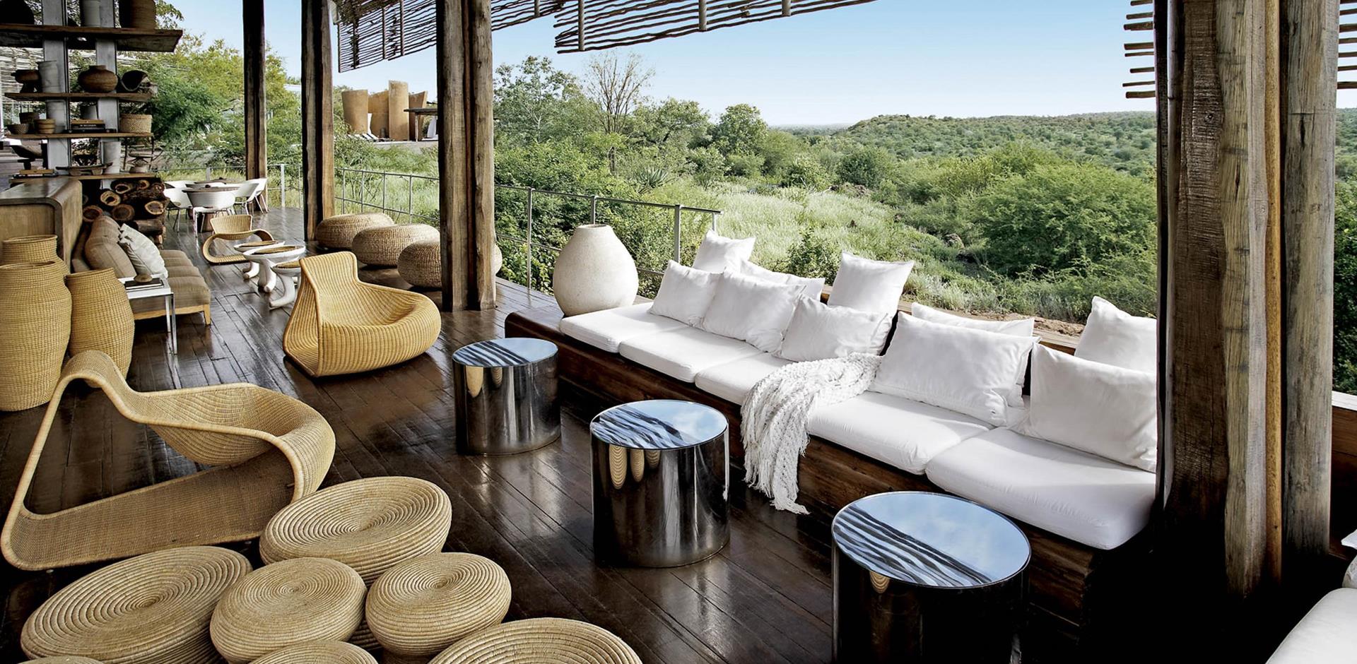 Lounge, Singita Lebombo, South Africa, A&K