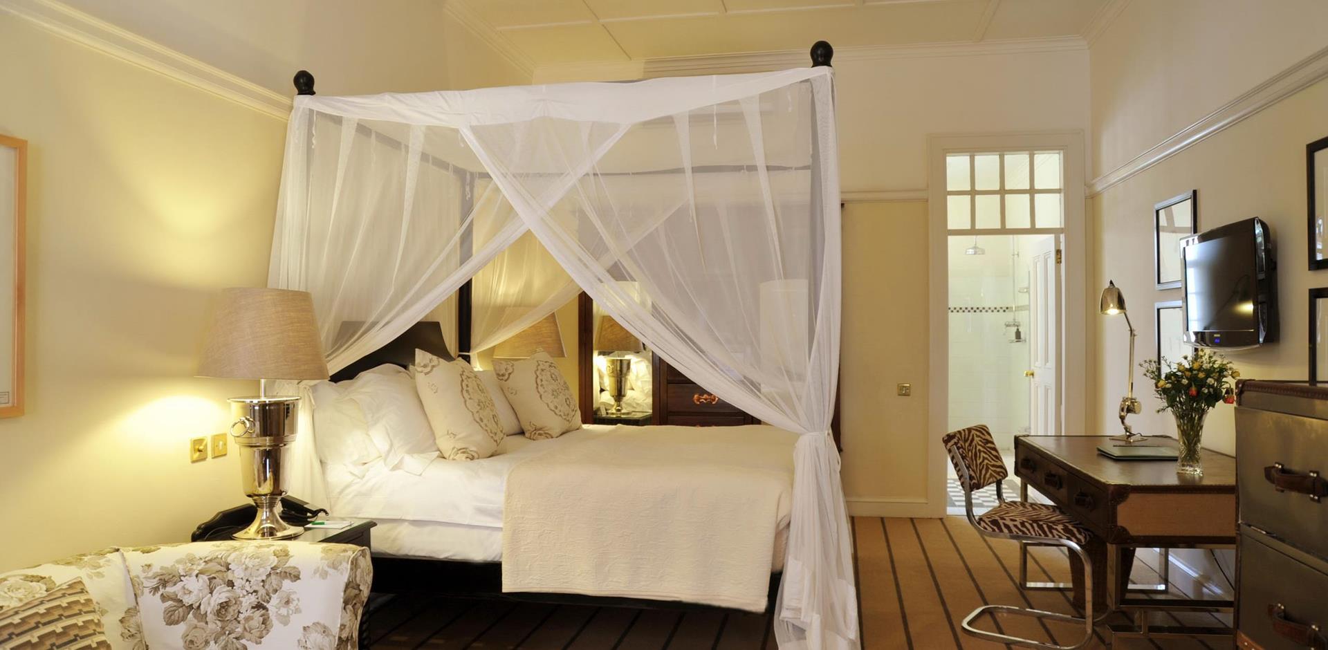 Bedroom, The Victoria Falls Hotel, Zimbabwe, A&K