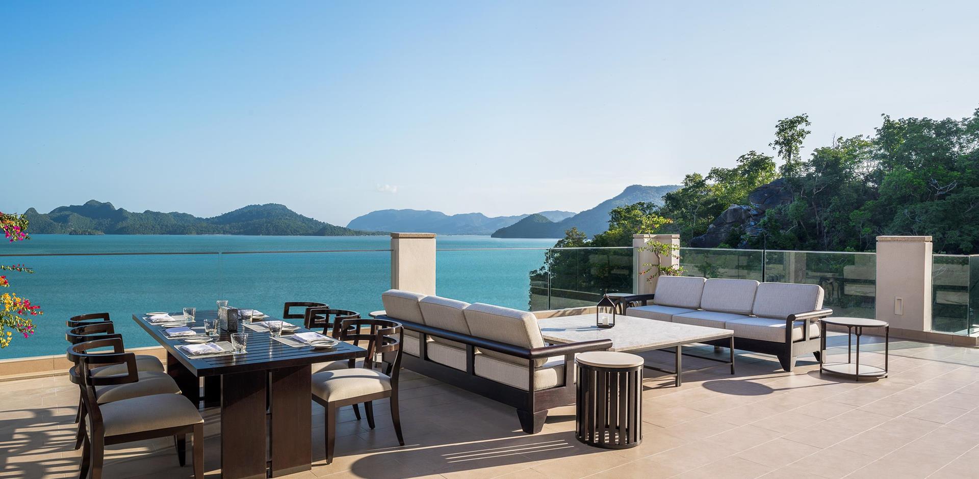 Dining area and lounge, The St. Regis Langkawi, Malaysia