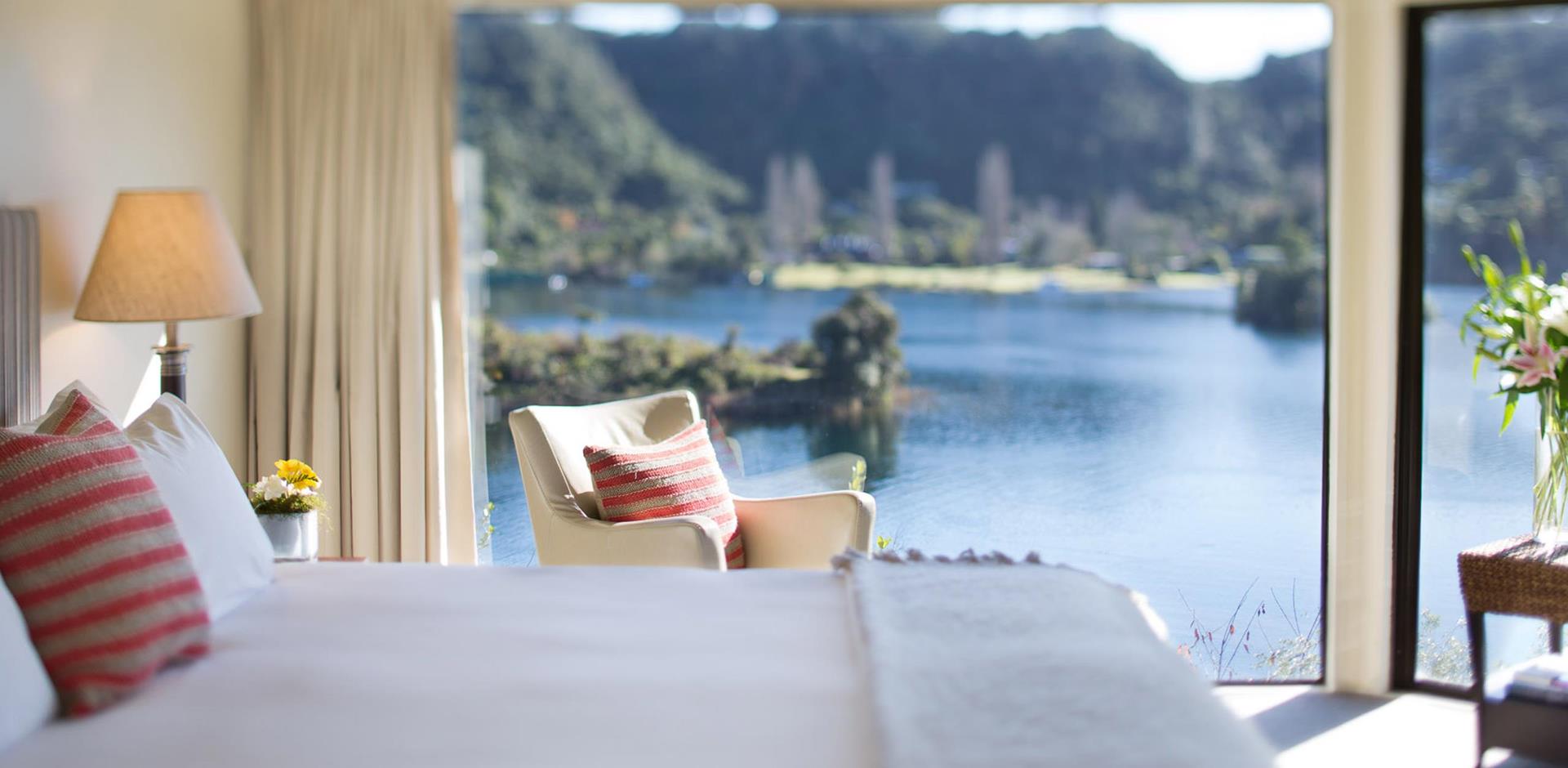 Bedroom, Solitaire Lodge, New Zealand