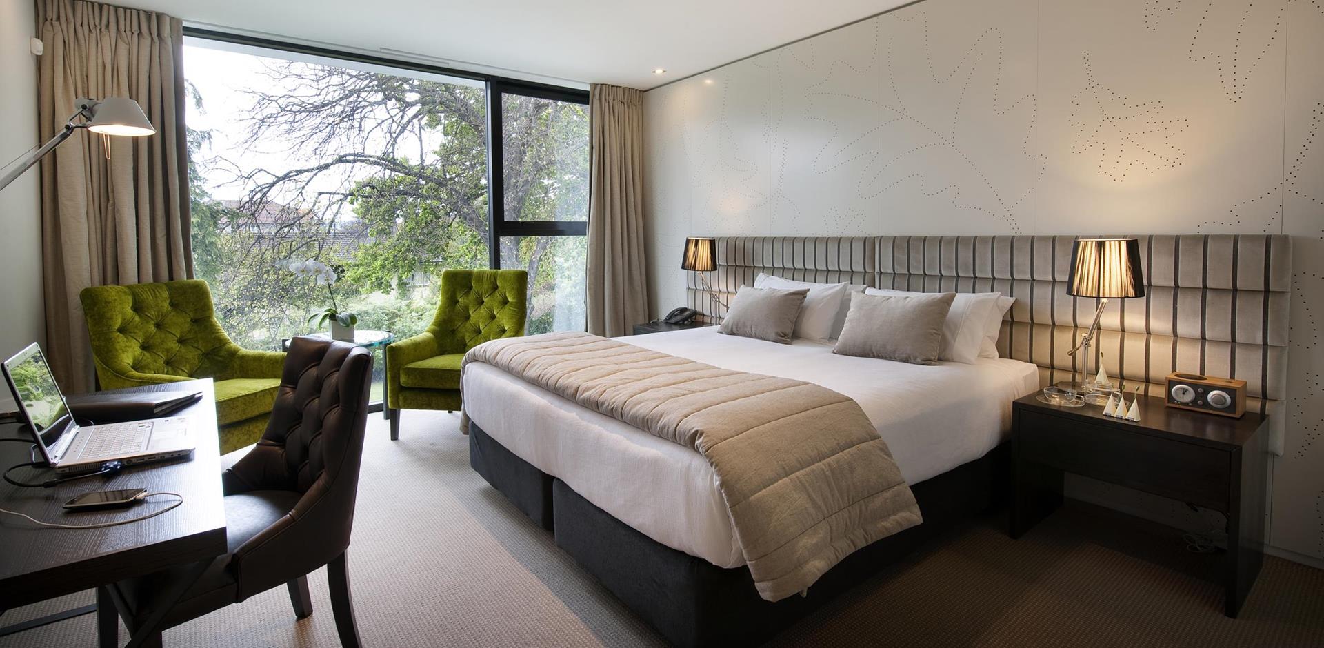 Bedroom, The George Hotel, New Zealand
