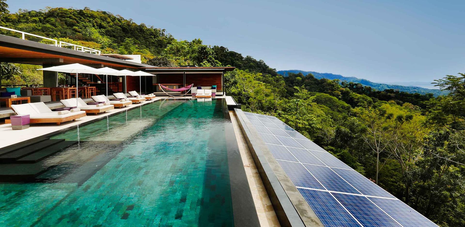 Poolside view, Kura Design Villas, Costa Rica