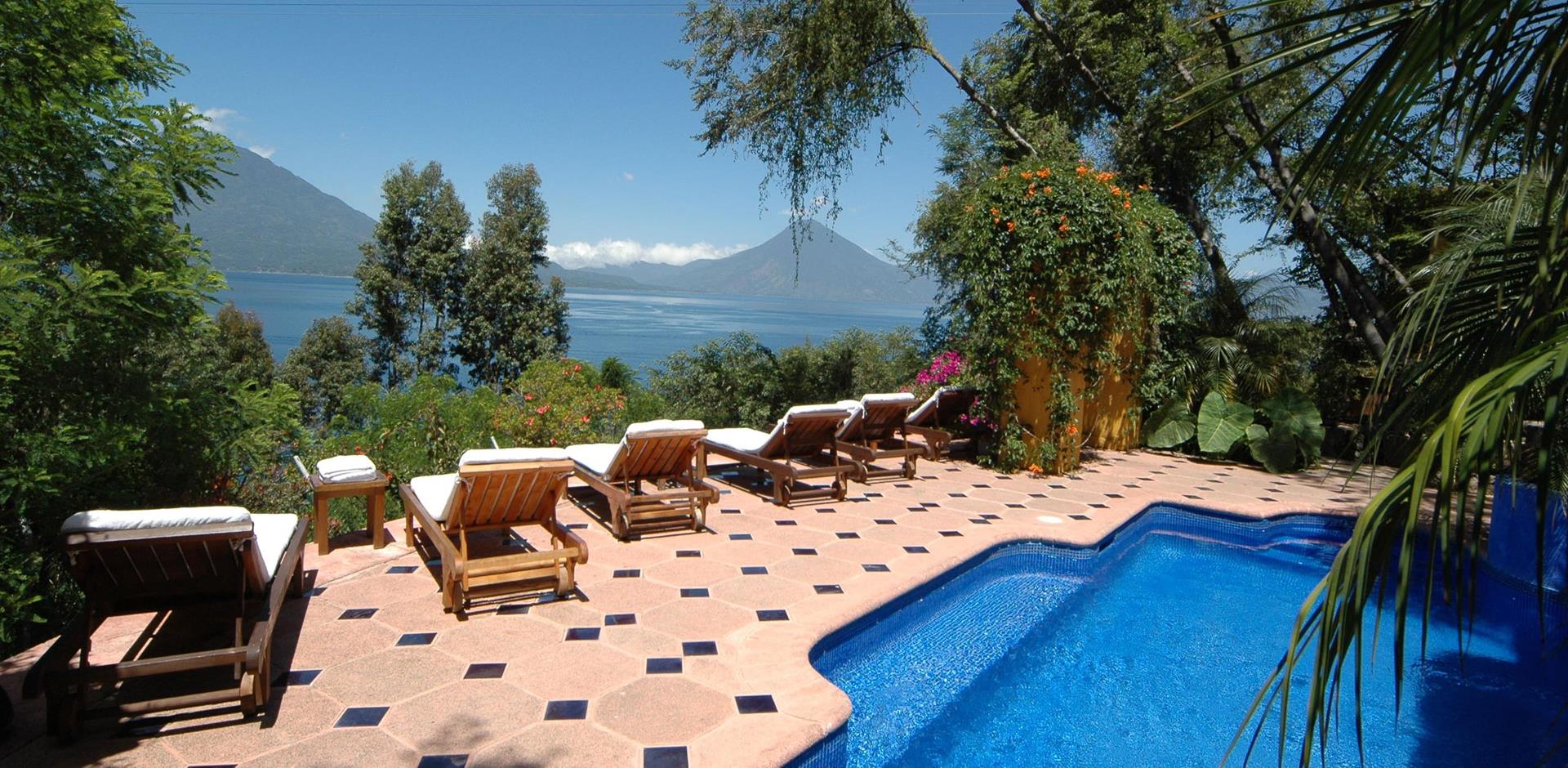 Pool, Casa Palopo Atitlan, Guatemala, A&K