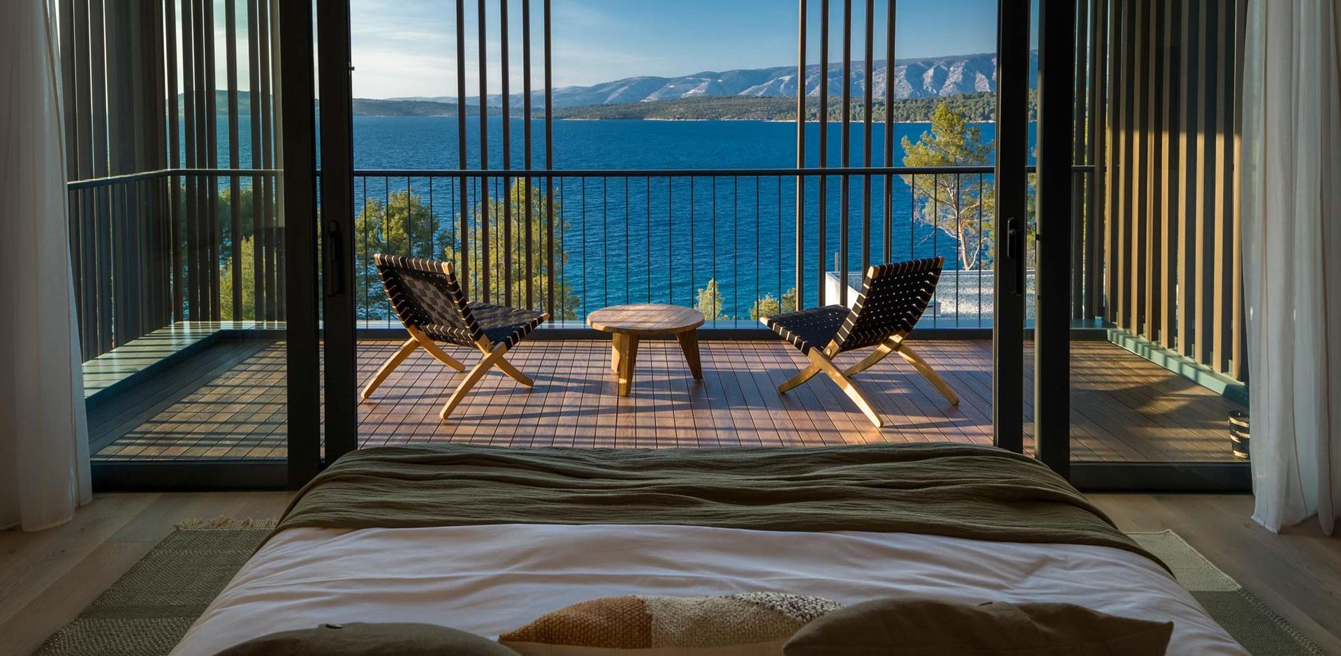 Bedroom, Maslina Resort, Istria, Croatia, Europe