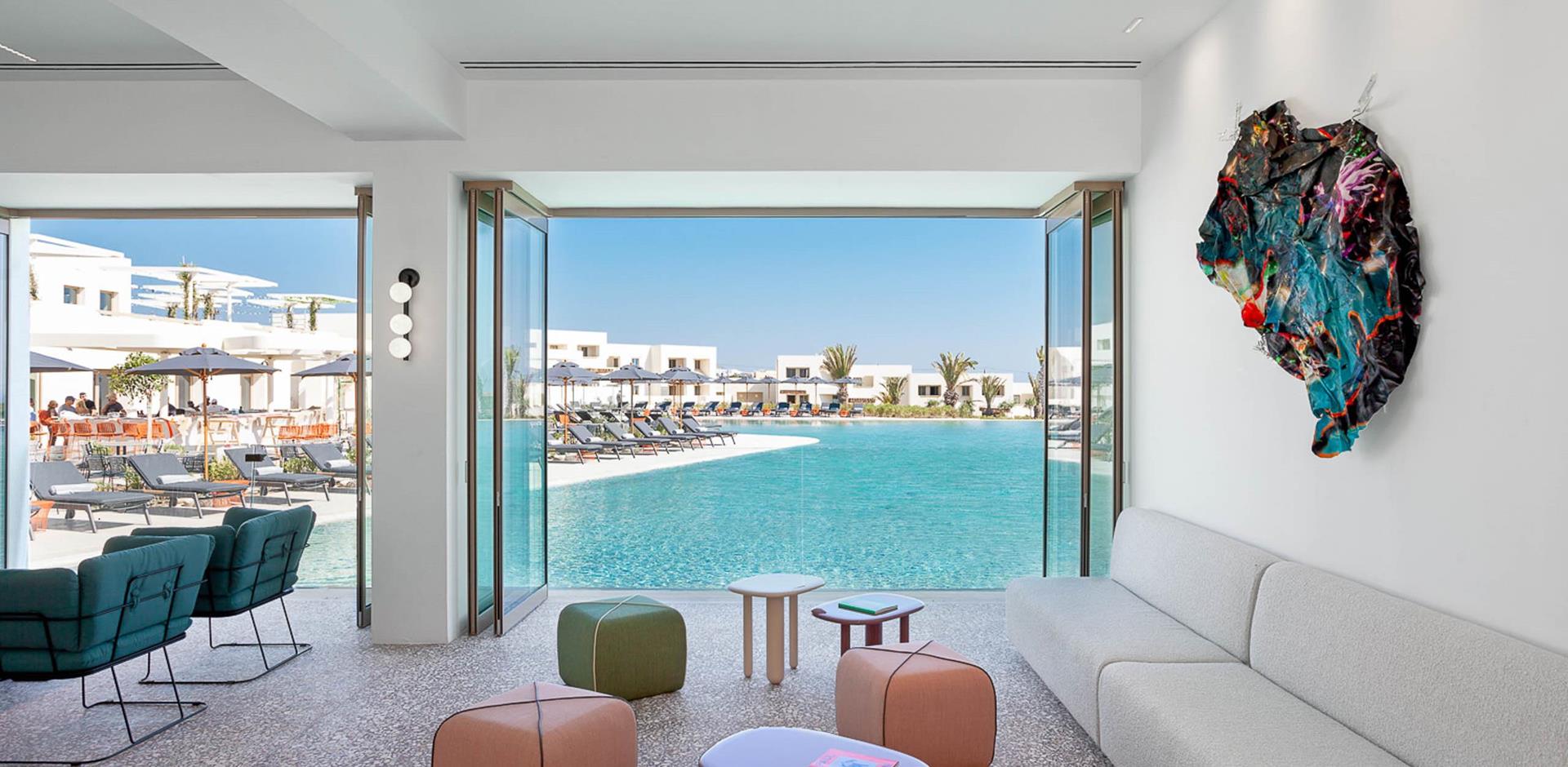 Lounge, NOŪS Santorini, Greece