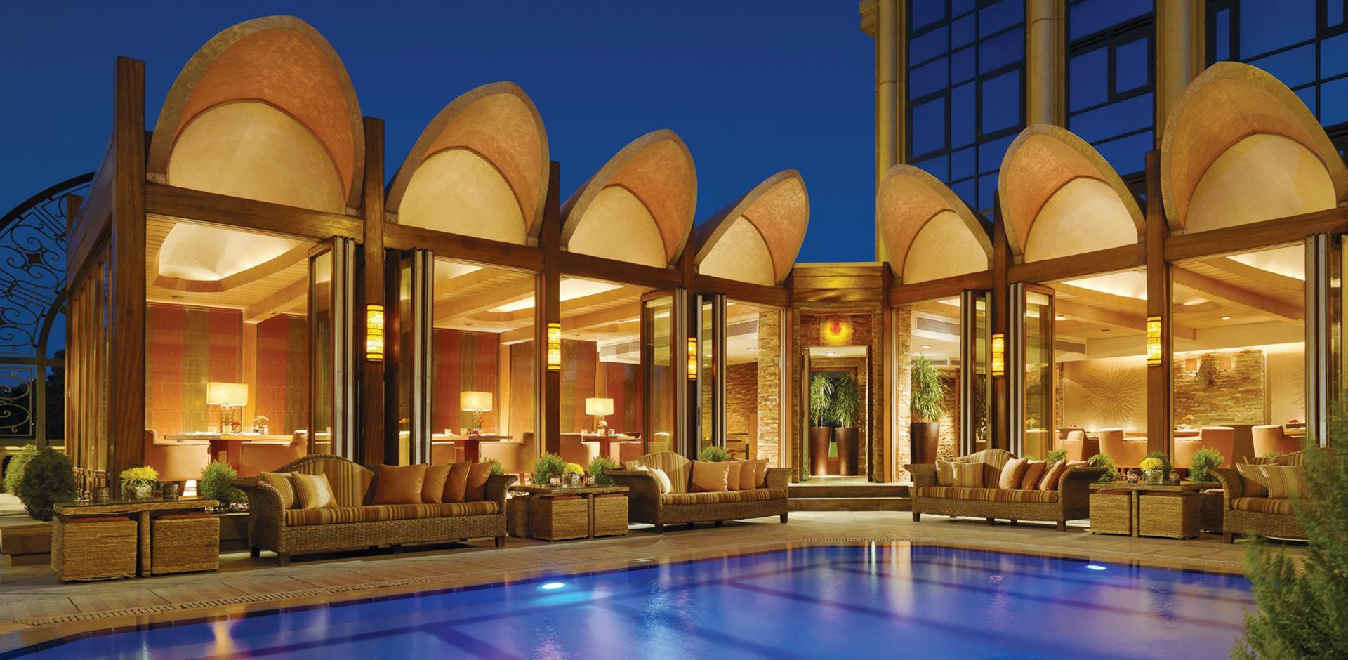 Pool Seating, Four Seasons Hotel Cairo at the First Residence, Egypt