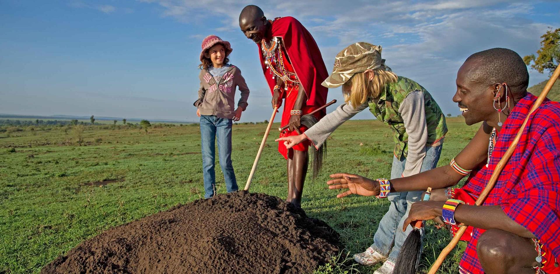 Plant a tree, Masai Mara, Kenya