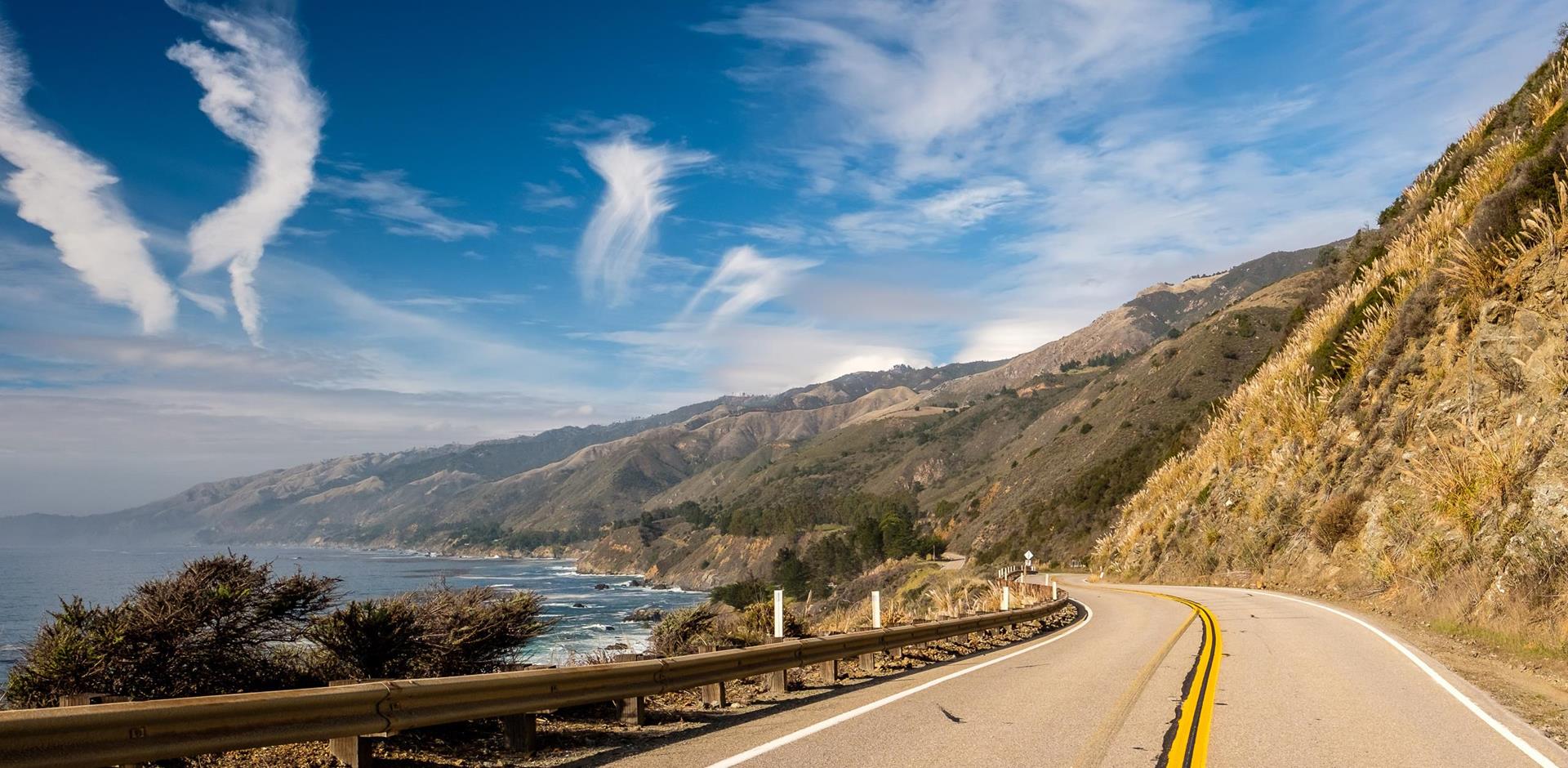 California, self-drive holidays