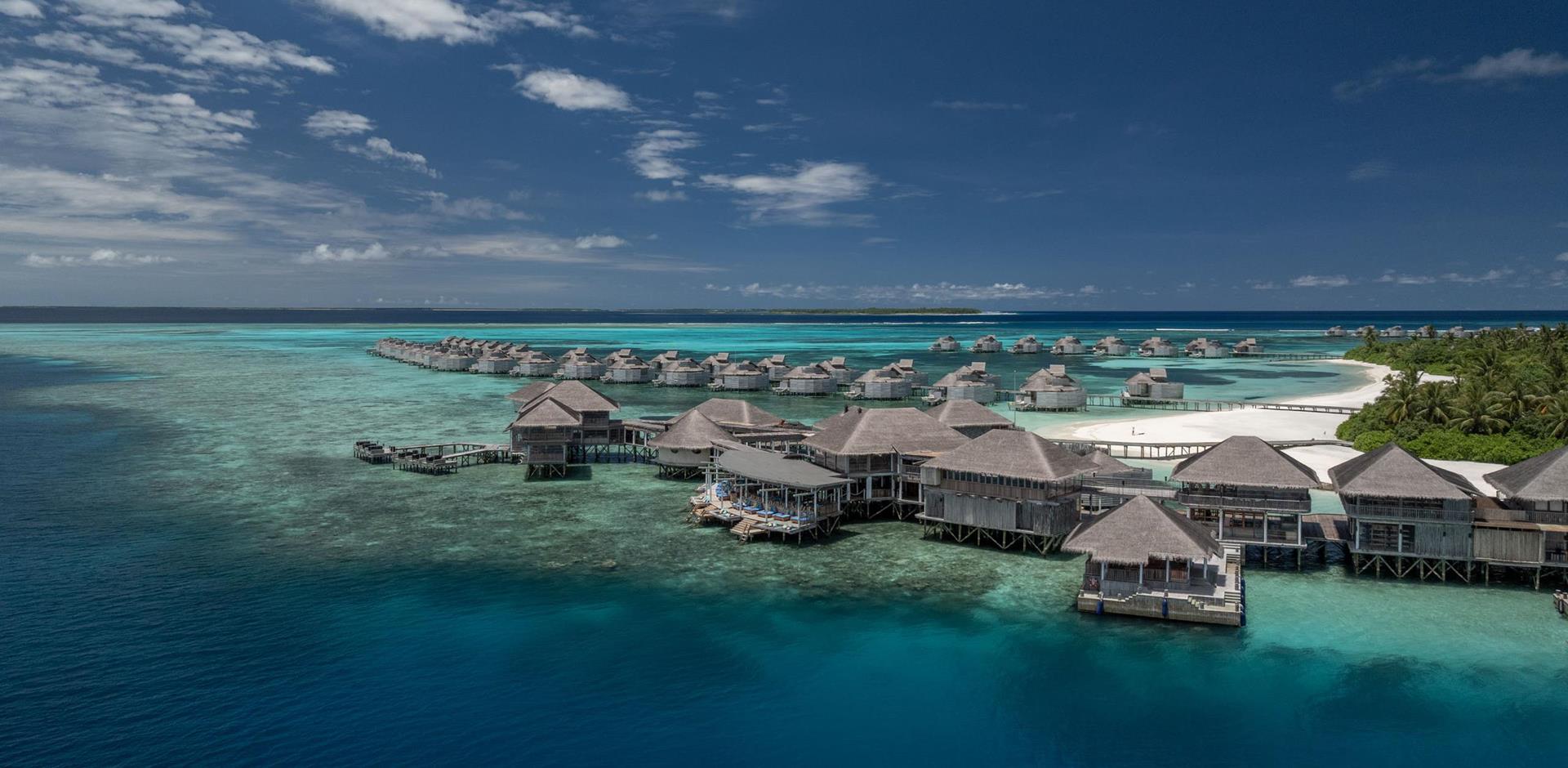 Overwater area, Six Senses Laamu, Maldives